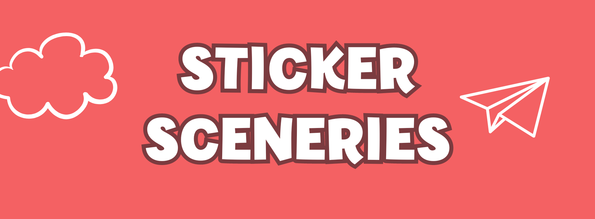 Sticker sceneries