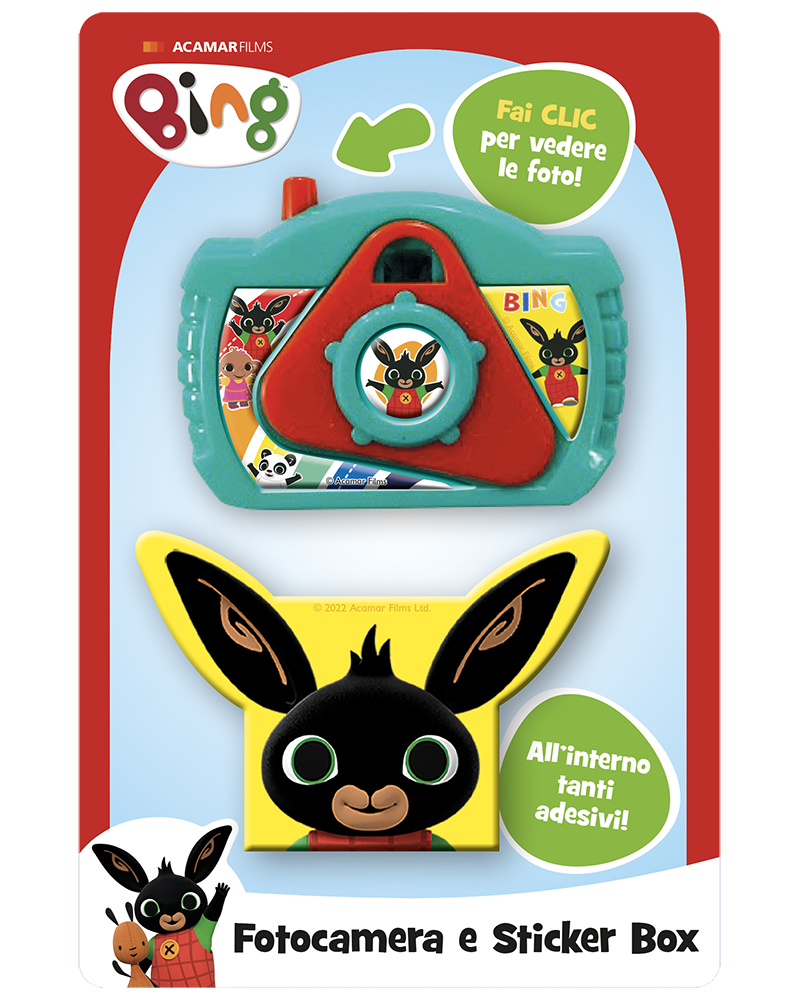 Bing: Bing Magazine 73 con FOTOCAMERA e STICKER BOX