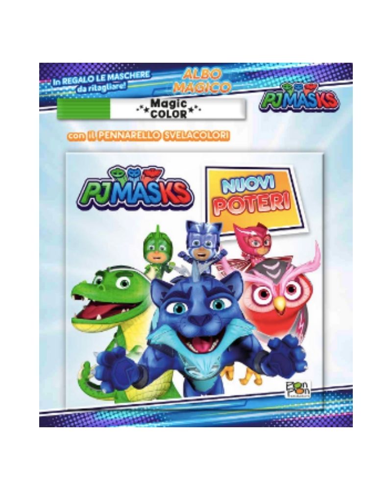 copertina albo magico Pj Masks nuovi poteri