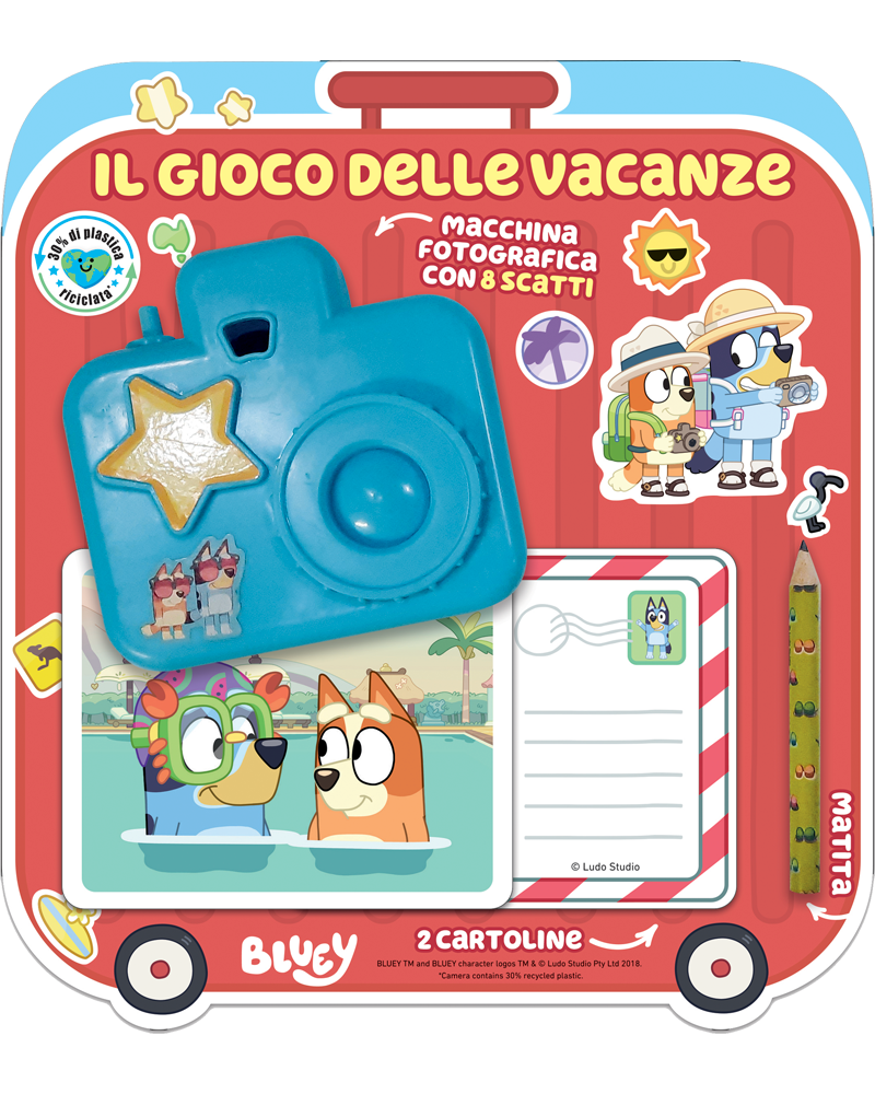 Bluey Magazine 14 con Gioco delle vacanze