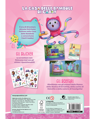 La casa delle bambole di Gabby. Scenario sticker