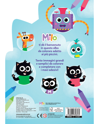 Milo. Il mio primo libro per colorare